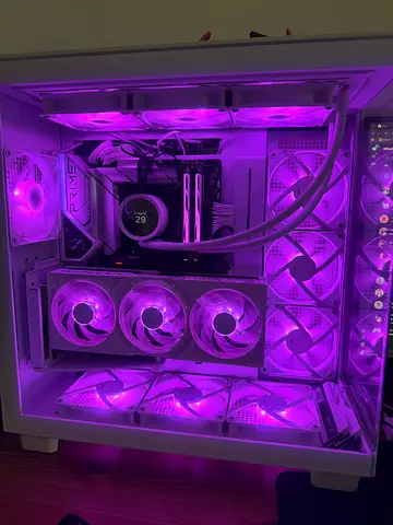 RTX 5080 White Gaming PC -  i9 14900K - 5TB SSD - 32GB DDR5 - NZXT H9 Elite Build - Like New