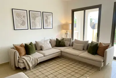 L-shape sofa set Ottoman included Soft fabric, elegant look