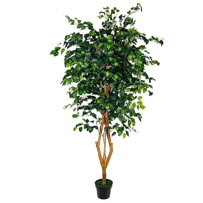 Artificial Ficus Tree 2m Bushy Indoor Office Plant