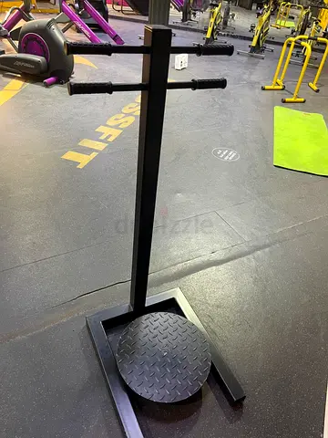 Standing Twist Plate Core Trainer – Steel Rotational Platform