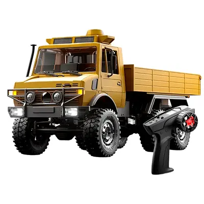 JJRC C8823 1/18 Unimog 6WD RC Transport Truck 2.4G Remote Control Tow Trailer Car 6 Wheel Drive 6X6