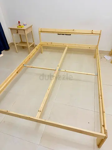 Ikea bed frame and Luroy for sale 140x200 NEIDEN bed frm 140x200 pine/Luroy