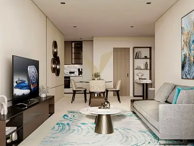 Luxury 1BR Waterfront View | Dubai Maritime City | High ROI Branded Living