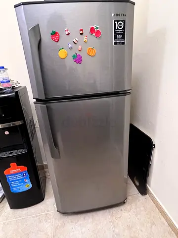 Stylish Silver Refrigerator in Great Condition for sale