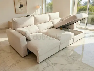 Ikea eskilstuna L shape sofa under storage