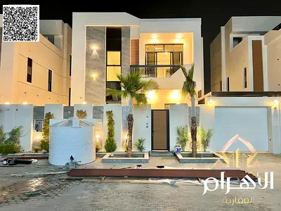 Luxury villa for sale in Al Bahia - elegant design featuring 6 spacious bedrooms and ultra-luxurious finishes