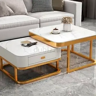 MOJO RAYAL Brand New Coffee Table Set of 2 with Drawer,
