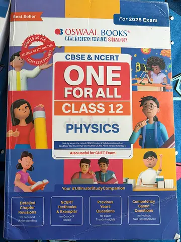 Oswaal One for All Physics for 2025 exam