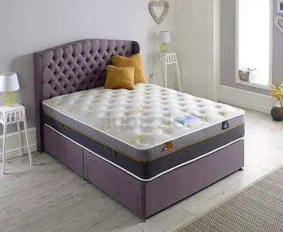 Queen Size 160x200 with 2 Drawers Bed - Fully Customizable - UAE Sharjah Manufactured