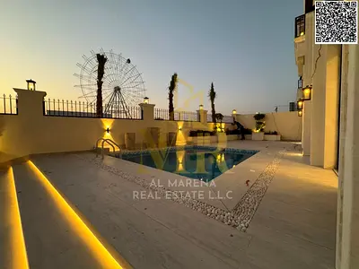 Luxury corner villas in Al Yasmin with various sizes, featuring a garden and swimming pool – elegant design and all-inclusive price