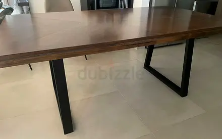 Dining table with 6 chairs