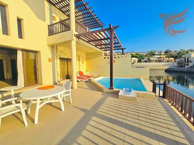 3 BEDROOM BEACFRONT VILLA FOR RENT IN COVE ROTANA