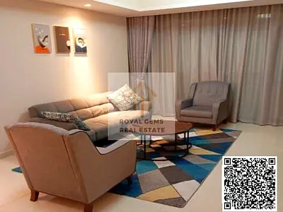 Furnished master bedroom +overlooking the green grand +prime location +close to the corniche beach+100%freehold ownership for all