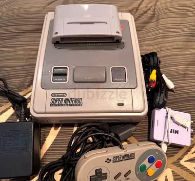 Nintendo super nintendo pal with game card 800 games