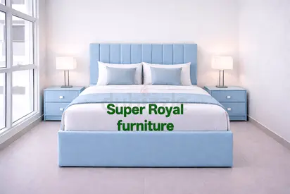 Stylish Brand New Queen size bed frame storage including medical mattress good quality Queen bed