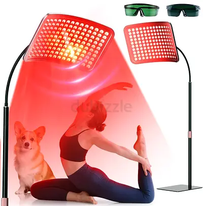 Atlanta Red Light Panel, Red Light Therapy for Face and Body with Adjustable Stand