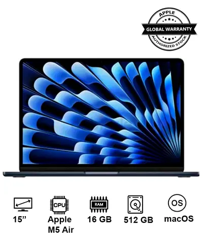 MacBook Air 15 inch M5 16GB RAM 512GB BRAND NEW SEALED