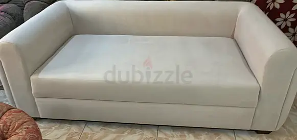 Tracy Modern 2 seater- My light beige fabric sofa — NEW