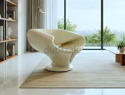 Pierre Paulin Ribbon leather Chair