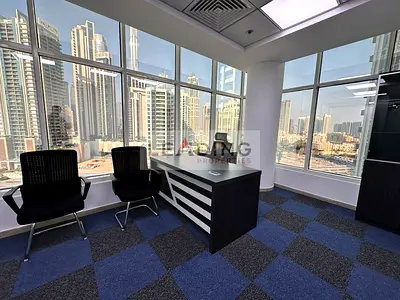 Fully Furnished Office for Lease | Business Bay | Ready to Move In | Chiller Free | High Speed Internet