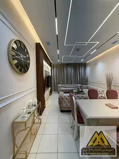 2 Bedroom Hall Apartment for Sale in Ajman One Towers, Fully Furnished, Strategic Location Near Corn