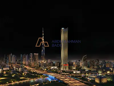 Studio apartment in Business Bay next to Burj Khalifa, with payment plans over 3 years post-handover, one minute from the metro on Sheikh Zayed Road.