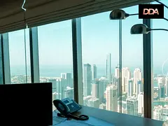 PREMIUM OFFICE | PANORAMIC SEA &amp; DUBAI EYE VIEW | DMCC | READY