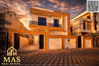 🏡 Luxury Stone-Facade Villa for Sale in Al Yasmeen, Ajman | Modern Design & Prime Location