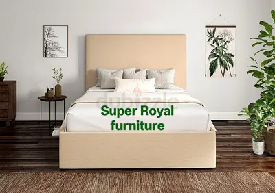 My beige Brand New twin size bed with medical mattres good quality double bed