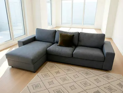 Ikea vimle L shape sofa bed with mattress