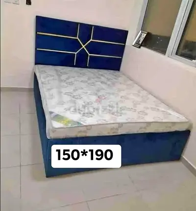Luxury Queen size Bed with mattress.  Same day delivery available