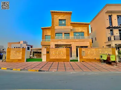فيلا مودرن 6 غرف تشطيب حديث موقع مقابل حديقه شامل رسوم التسجيل جاهزه للسكن و قريبة من جميع الخدمات