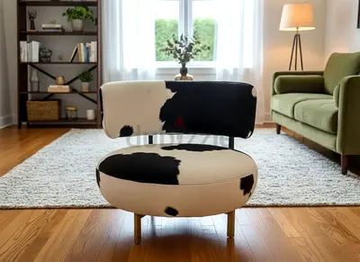 Armchair, Black White