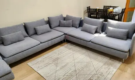 Ikea soderhamn u shape sofa