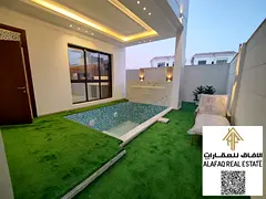 modern design, elegance, and comfort—perfect for families _ Private swimming pool
