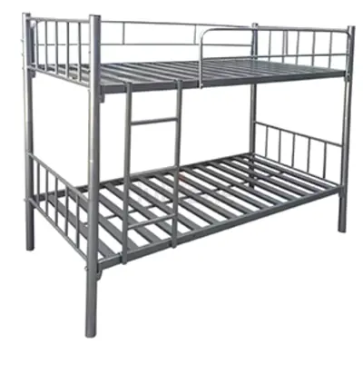 Sturdy Silver Metal Bunk Bed (Used)