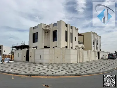 For sale, no fees: Luxurious, super deluxe villa with 5 master bedrooms in Al Zahia area, close to all services and main roads.