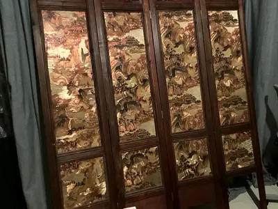 Beautiful Vintage Wooden Screen