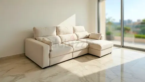 Ikea eskilstuna L shape sofa under storage