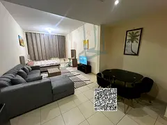 New Brand furnished studio apartment for monthly rent in Ajman One Towers, all bills included, with