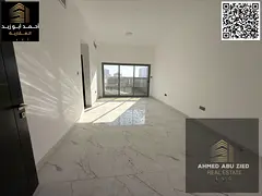 one bedroom with living room for rent in Al Jurf 3 Ajman, new building first tenant, 2 bathrooms, ba