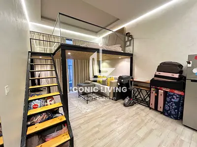 Fully Furnished Studio with loft | Spacious Layout | FLEXIBLE CHEQUES