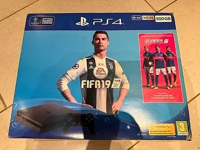 Sony PS4 Slim Gaming Console 4tb games+ 500gb+Dual Shock 4 Controller + 1 game