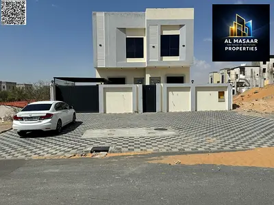 Villa for sale, including registration and ownership fees, on the main street, ready to move in, in one of Ajman's most prestigious areas. Freehold ow