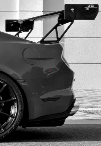 APR brand Back wing  carbon fiber for Ford Mustang 2015 +