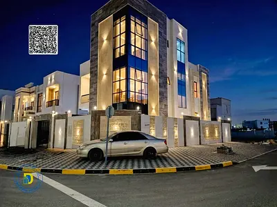 Corner villa for sale in Al Amrah, 5BR and roof, registration fees, super deluxe finishing, bank financing, freehold