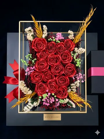 My Boxed Red Rose Bouquet – Elegant Gift