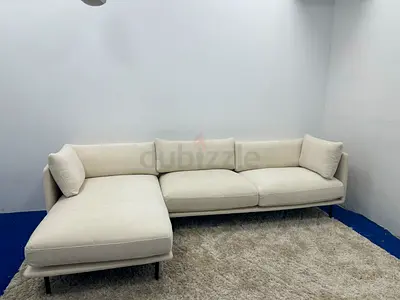 Perfect condition cratebarrel lshape sofa
