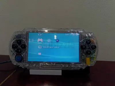Clear Sony PSP 1000 Gaming Console