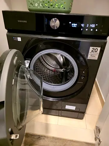 Samsung latest model bespoke 11.5 kg washer with 1400 rpm speed for spin WIFI MODEL